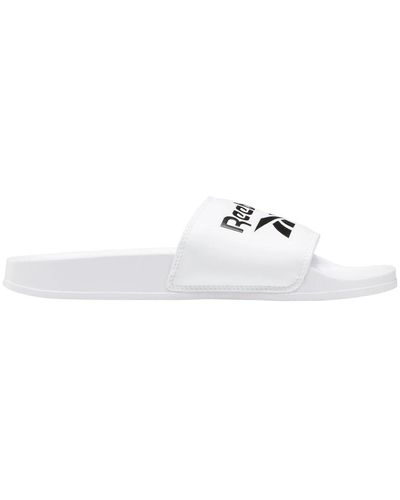 Reebok Clic slide sandalen weiß/schwarz