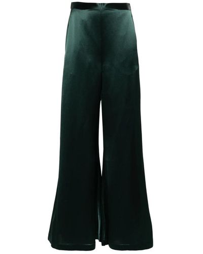 By Malene Birger Trousers > wide trousers - Vert