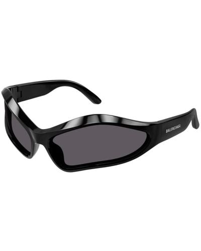 Balenciaga Schwarze graue sonnenbrille bb0314s 001