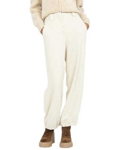 Incotex Wide Trousers - Natural