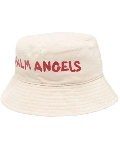 Palm Angels Hüte mit ripped details - Pink