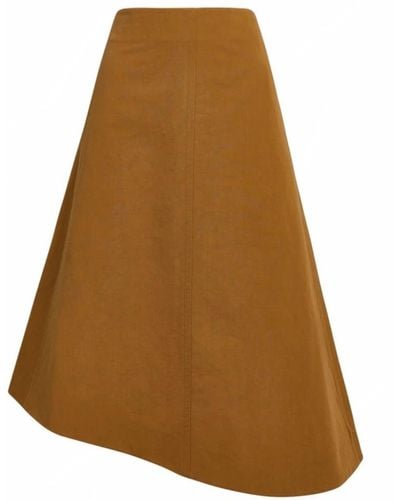 Partow Midi Skirts - Brown