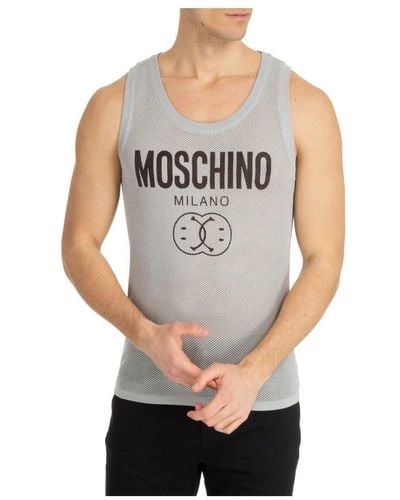 Moschino Sleeveless Tops - Gray
