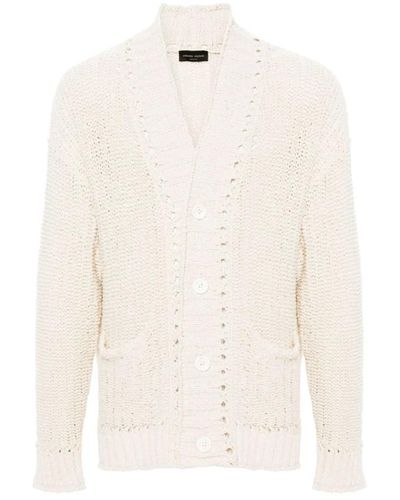 Roberto Collina Knitwear > cardigans - Blanc