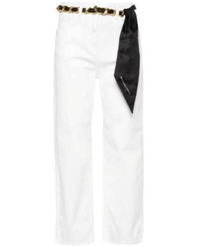 Elisabetta Franchi Cropped pantaloni - Bianco