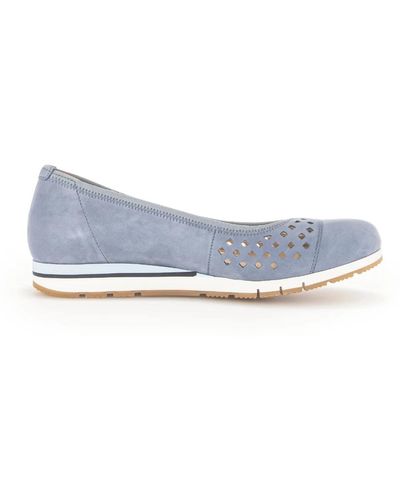 Gabor Shoes > flats > ballerinas - Bleu