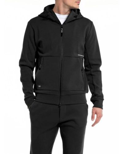 Replay Sweatshirts & hoodies > zip-throughs - Noir