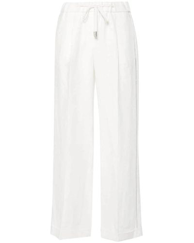 Peserico Straight trousers - Blanco