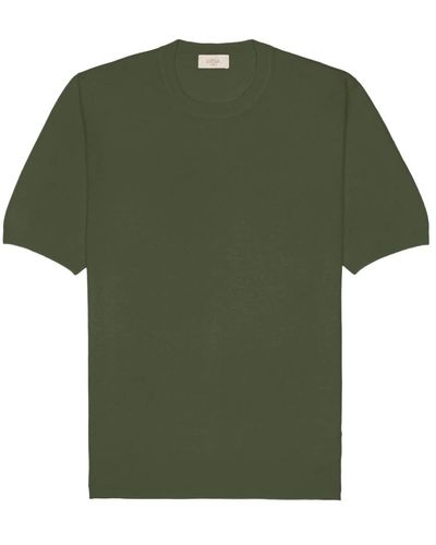 Altea Leinen baumwolle grünes t-shirt