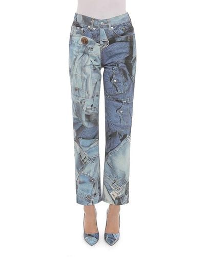Moschino Straight Jeans - Blue
