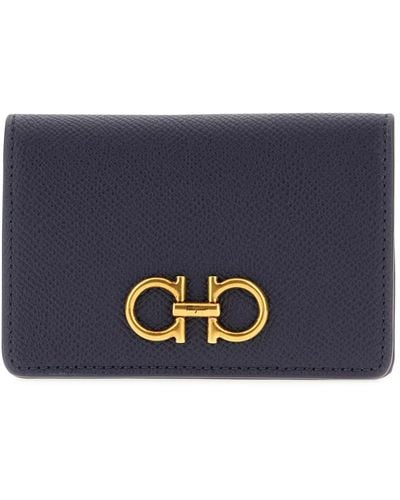 Ferragamo Fashionable wallet for and - Blau
