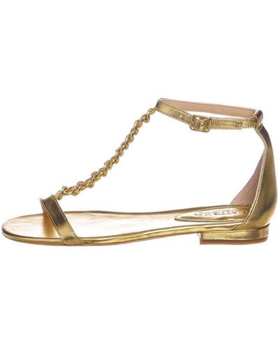 Ralph Lauren Flat Sandals - Metallic