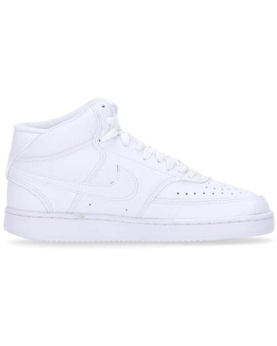 Nike Weiße court vision mid sneakers