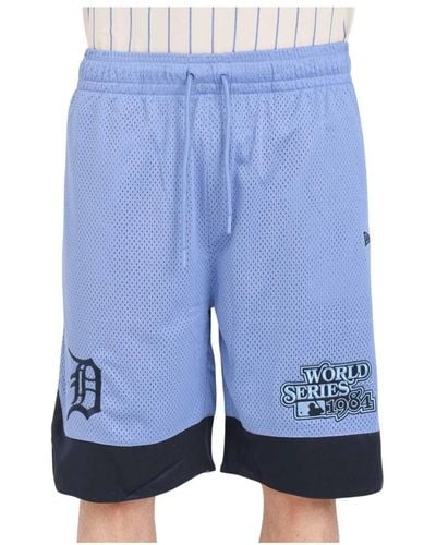 KTZ Detroit tigers mlb world series shorts - Blau