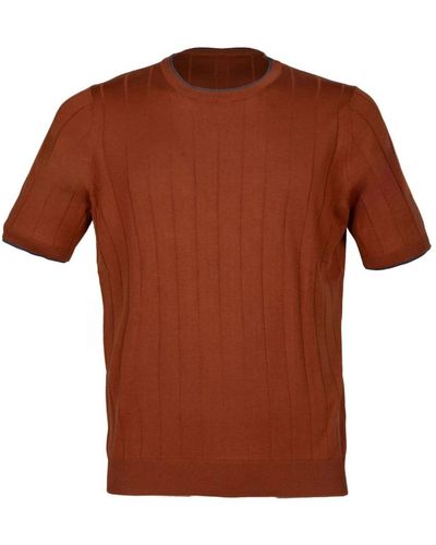 Gran Sasso T-Shirts - Brown