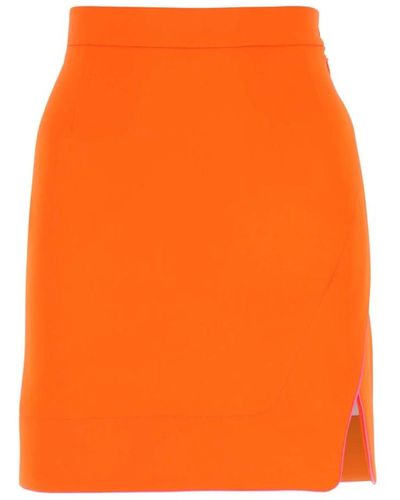 Vivienne Westwood Mini falda de - Naranja