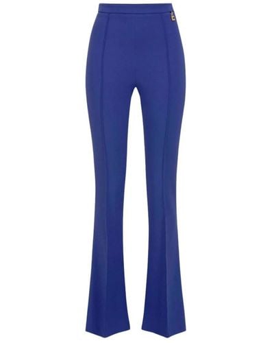 Elisabetta Franchi Trousers > wide trousers - Bleu