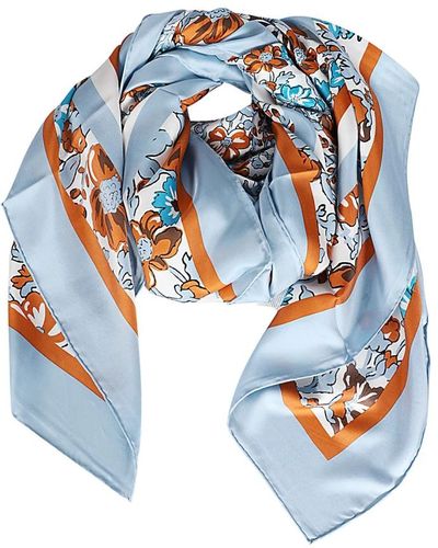 Weekend by Maxmara Accessories > scarves > silky scarves - Bleu