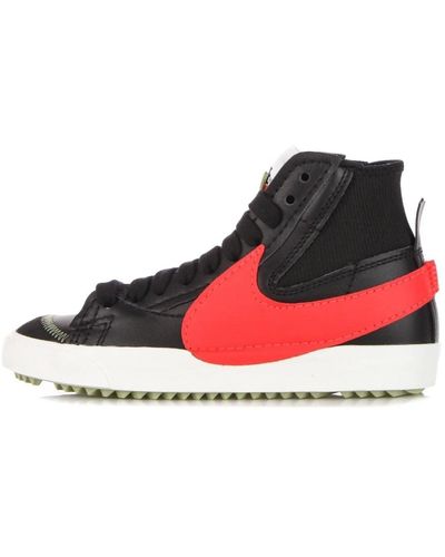 Nike Jumbo sneakers schwarz/rot/weiß/oliv aura