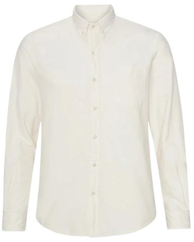 COLORFUL STANDARD Organic Button Down Shirt - Weiß