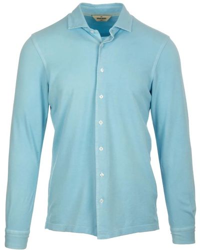 Gran Sasso Casual Shirts - Blau