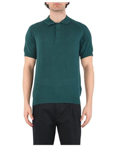 Paolo Pecora Polo Shirts - Green
