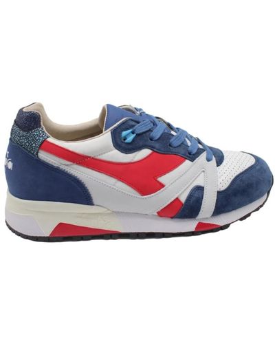 Diadora N9000 italia sneakers - weiß true navy - Blau