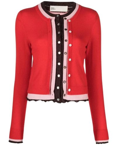 Tory Burch Cardigans - Rouge