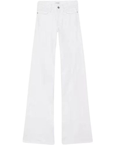 FRAME Wide Trousers - White