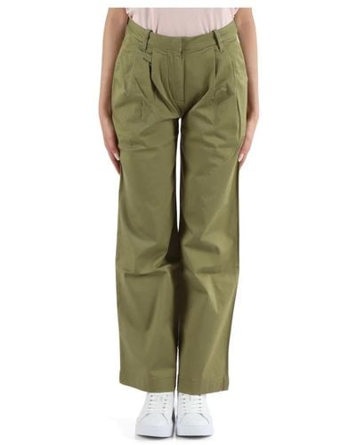 Calvin Klein Wide Trousers - Green