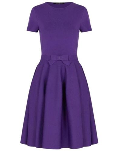 Carolina Herrera Short Dresses - Purple