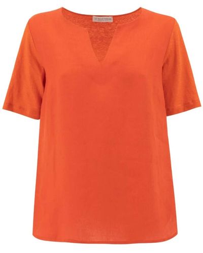 Le Tricot Perugia Blouses & shirts > blouses - Orange
