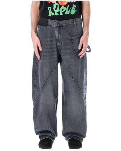 JW Anderson Wide Jeans - Grey
