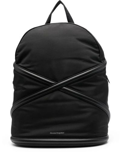 Alexander McQueen Rucksack 'Harness' - Schwarz