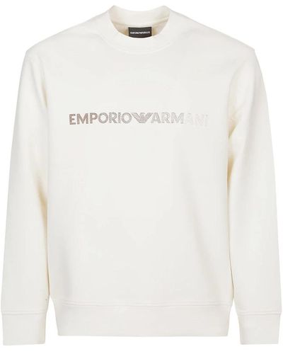Emporio Armani Sweatshirts - White