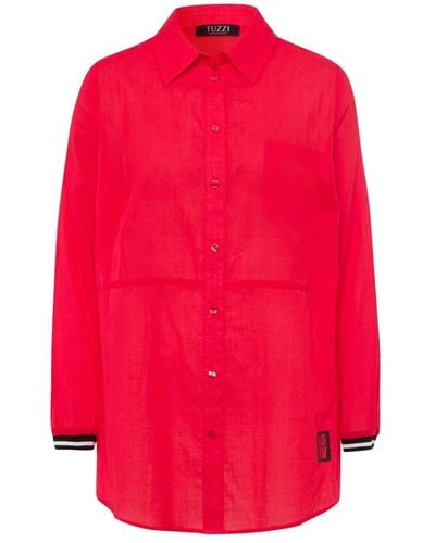 Tuzzi Longstyle-bluse essentials - Rot