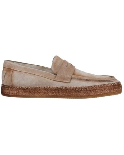 Corvari Anti-slip softy loafers - Braun