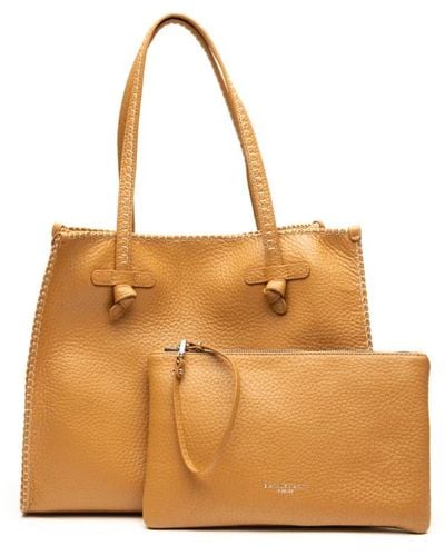 Gianni Chiarini Marcella leder tote tasche - Braun