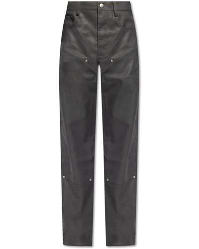 MISBHV Trousers > straight trousers - Gris