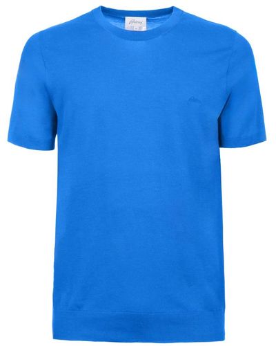 Brioni T-Shirts - Blau