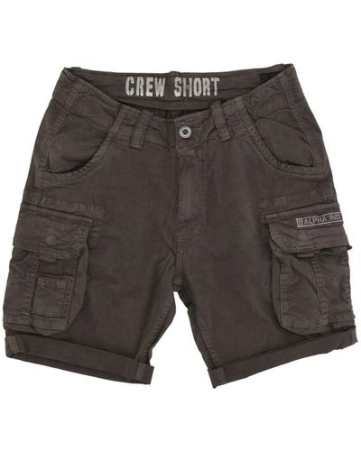 Alpha Industries Casual Shorts - Grau