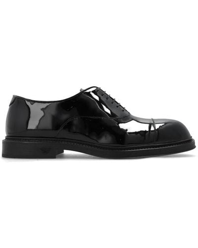 Emporio Armani Shoes > flats > business shoes - Noir