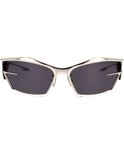 Givenchy Zeitgemäße metall cat eye sonnenbrille - Grau