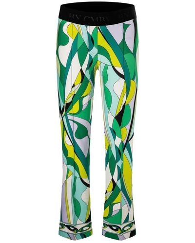 Cambio Wide Trousers - Green
