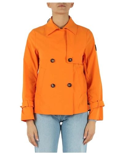 Dekker Coats > double-breasted coats - Orange