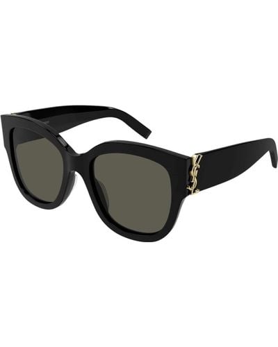 Saint Laurent Monogram Oversize Sunglasses - Schwarz