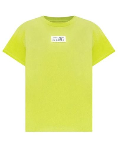 MM6 by Maison Martin Margiela T-Shirts - Yellow