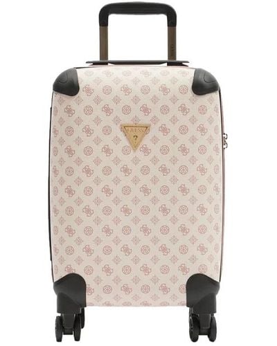 Guess Stilvolle rosa reisetasche - Natur