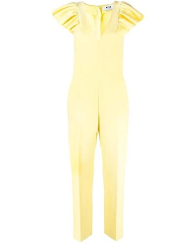 MSGM Suits - Giallo