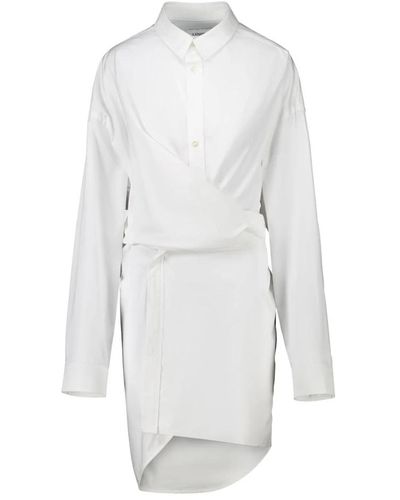 Laneus Dresses > day dresses > shirt dresses - Blanc